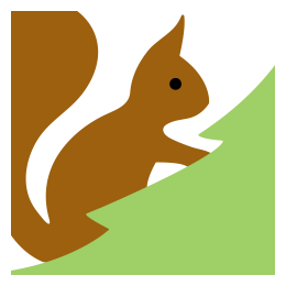 Dyrenes dags komité logo som viser et egern